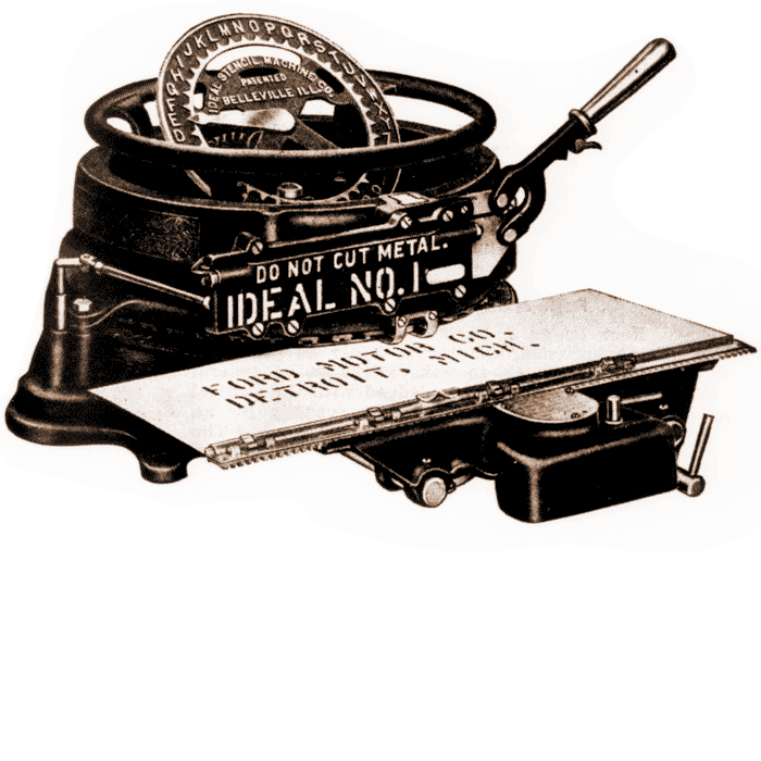 Ideal Stencil Machine No.1, ca. 1920