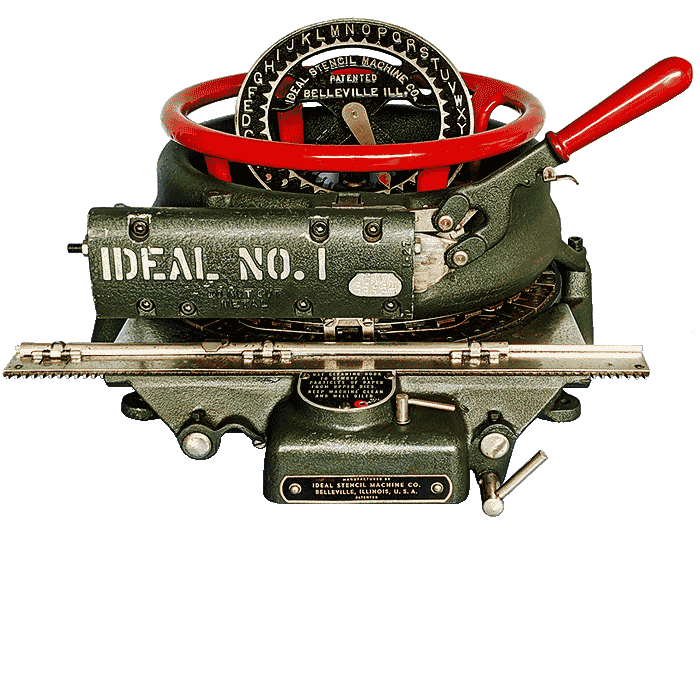 common Ideal Stencil Machine No.1, 1968